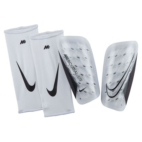 nike mercurial lite scheenbeschermers guard zwart zwart wit|Nike Mercurial Lite Voetbalscheenbeschermers.